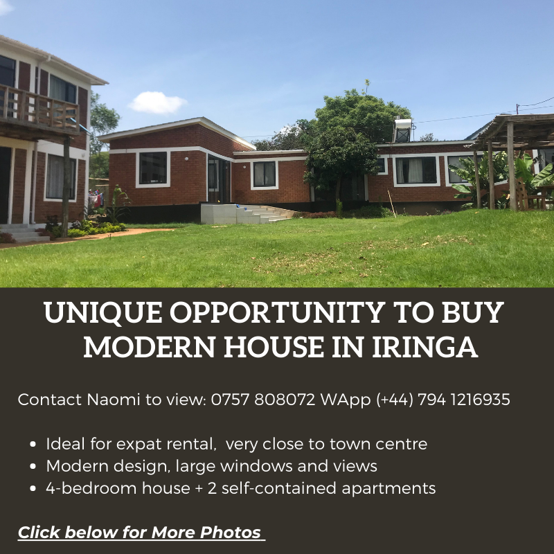 Modern house + apartments in iringa – great rental opportunity