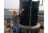 Water tank cleaning