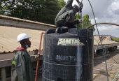 Water tank cleaning